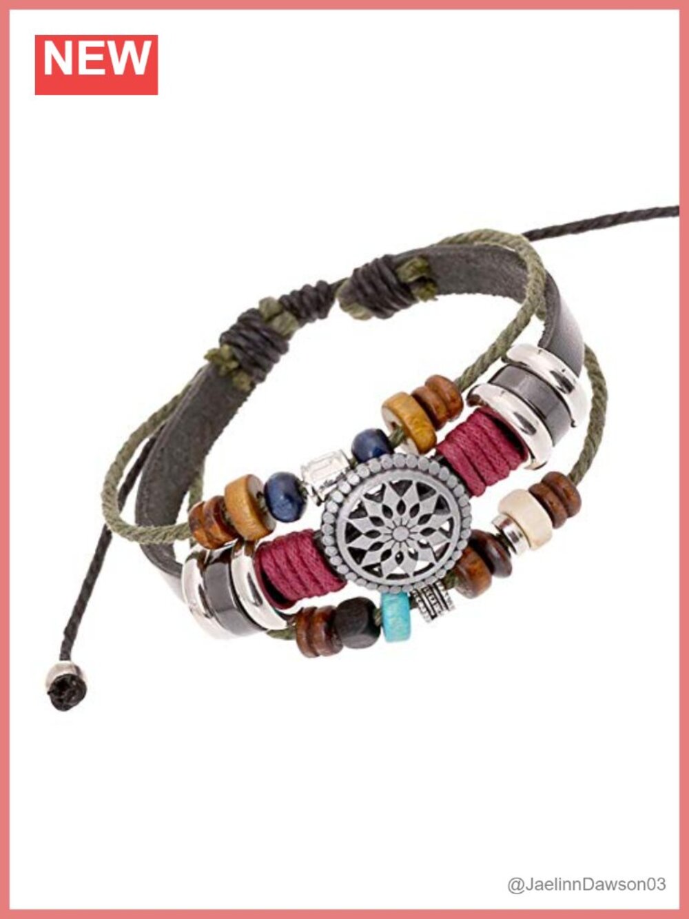 Bohemian Beaded Multilayer Hand Woven Link Bracelet